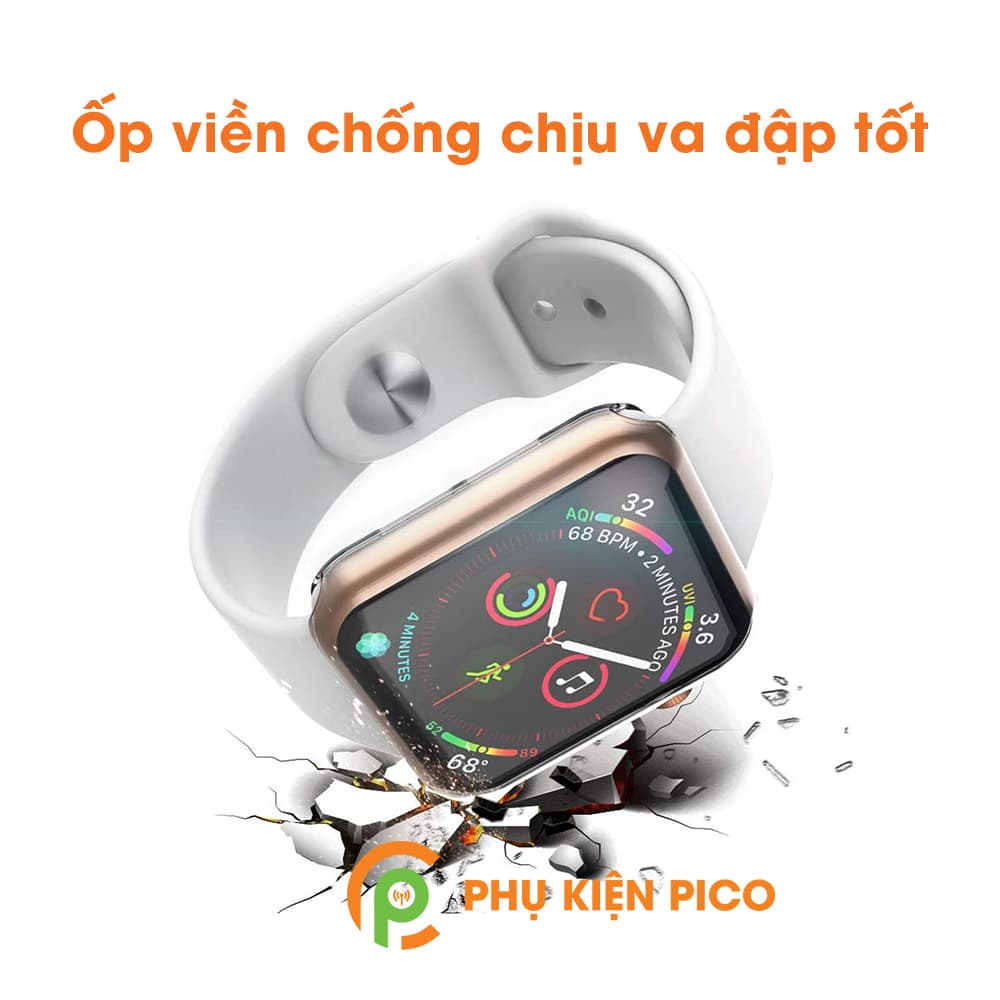 Ốp viền đồng hồ Apple Watch Series 4/5 Size 40/44mm Silicon dẻo - 5