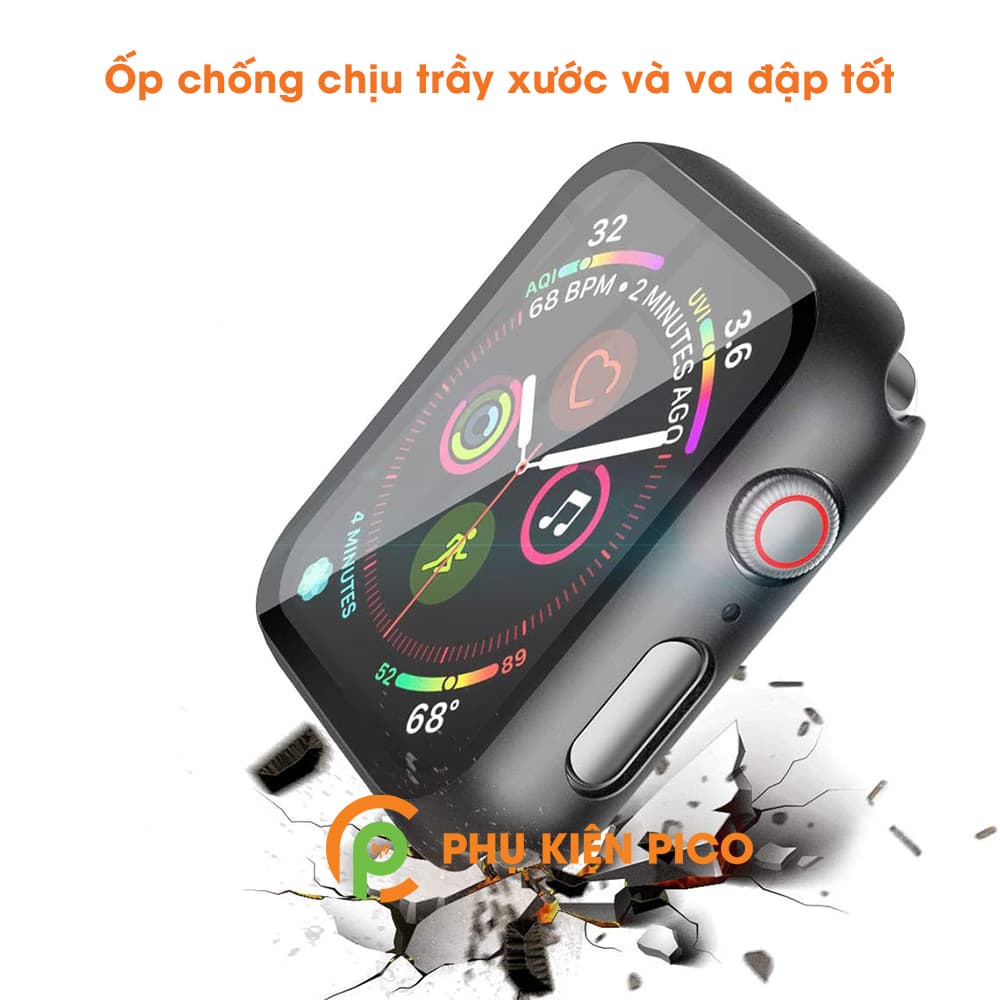 Ốp viền đồng hồ Apple Watch Series 4/5 Size 40/44mm Silicon dẻo - 2