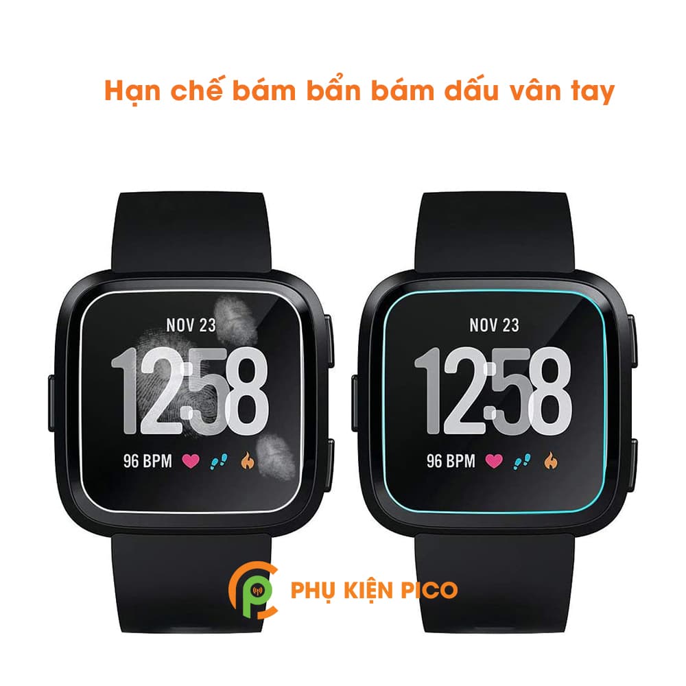 Bộ 2 cường lực đồng hồ Fitbit Versa chính hãng Gor trong suốt full màn hình - 5
