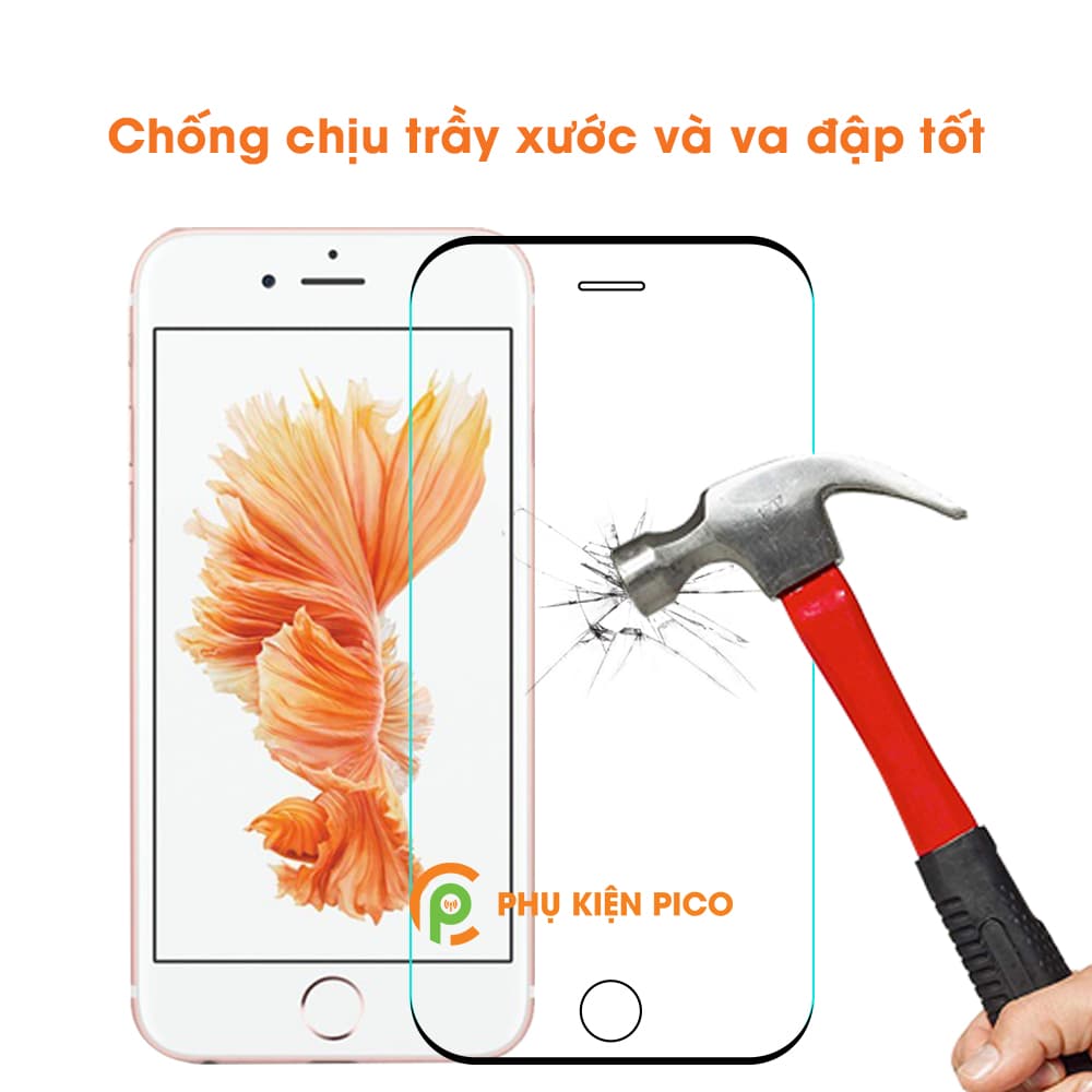 Cường lực Iphone 6 Plus viền vô cực 2.5D độ cứng 9H full màn hình - 8