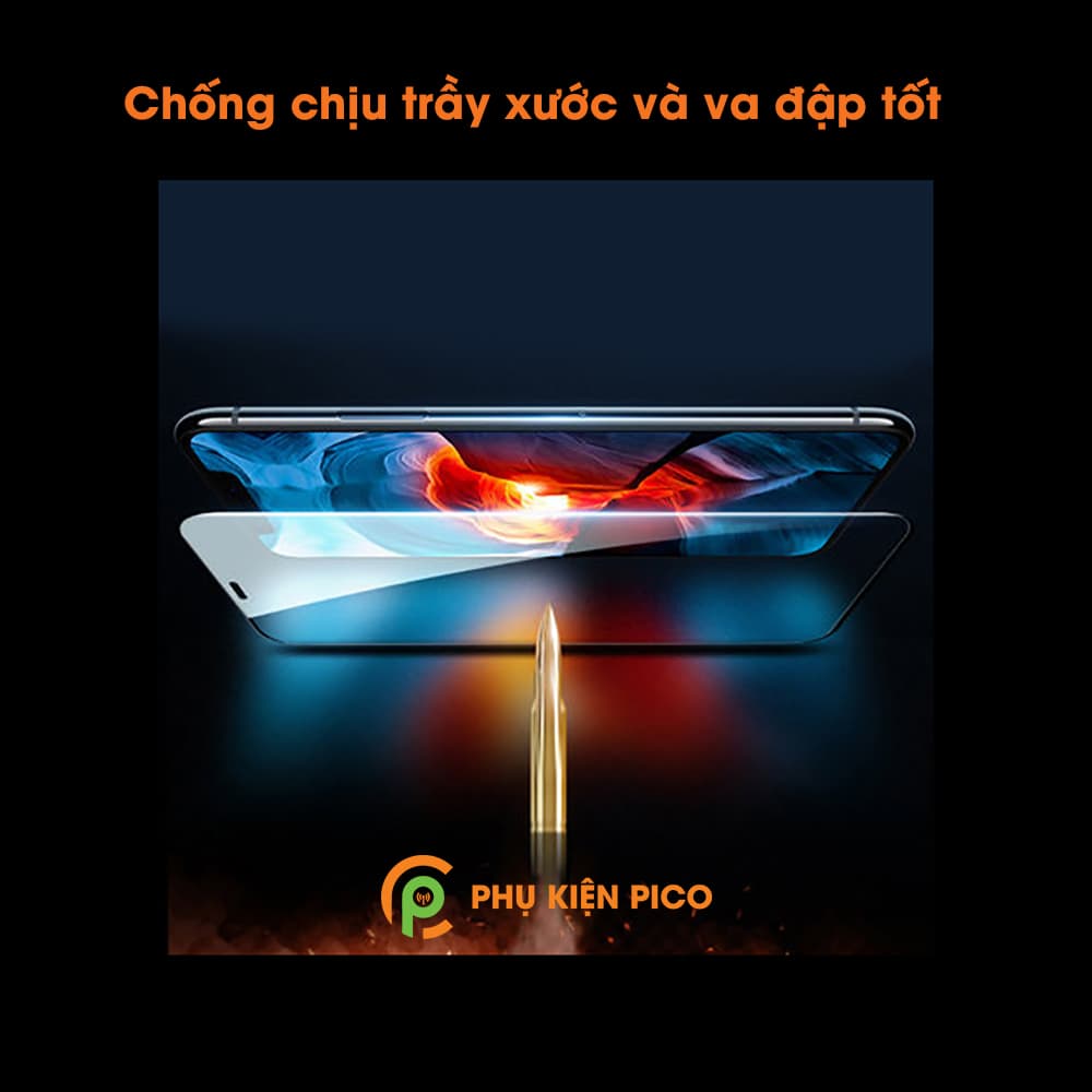 Cường lực Iphone X viền vô cực 2.5D độ cứng 9H full màn hình - 4