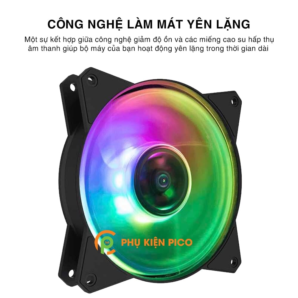 Quạt tản nhiệt case máy tính Cooler Master MasterFan MF120R ARGB Quạt Fan Case 12cm - 7