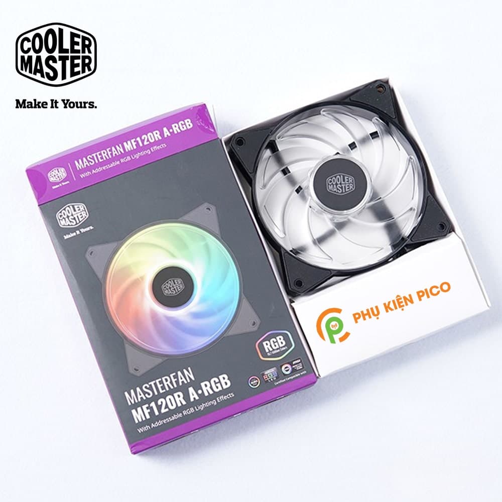 Quạt tản nhiệt case máy tính Cooler Master MasterFan MF120R ARGB Quạt Fan Case 12cm - 5