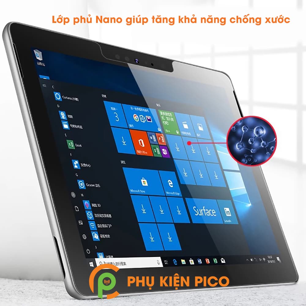 Cường lực Surface Go - Kính cường lực Microsoft Surface Go trong suốt độ cứng 9H full màn hình - 5