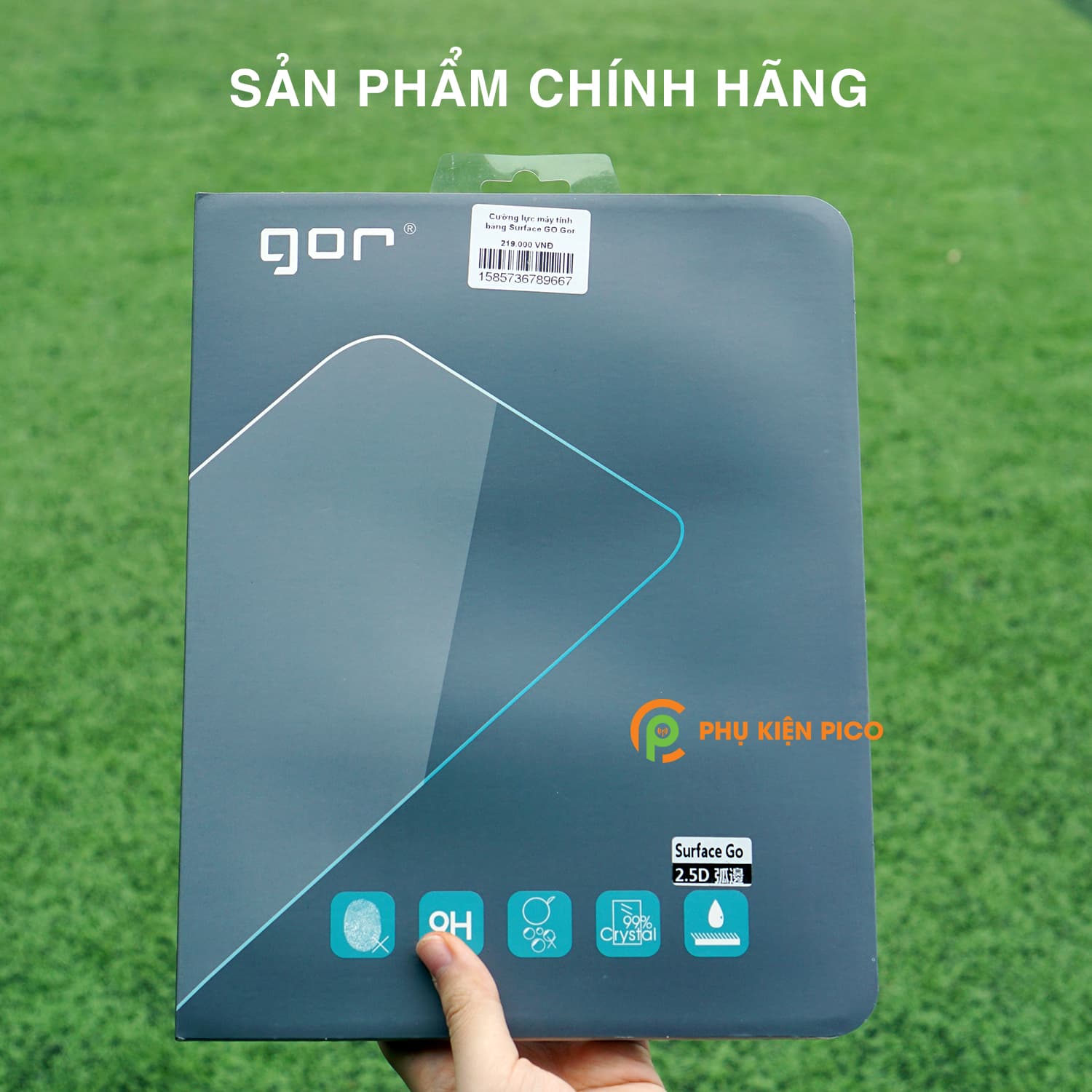 Cường lực Surface Go chính hãng Gor trong suốt full màn hình máy tính bảng - 4