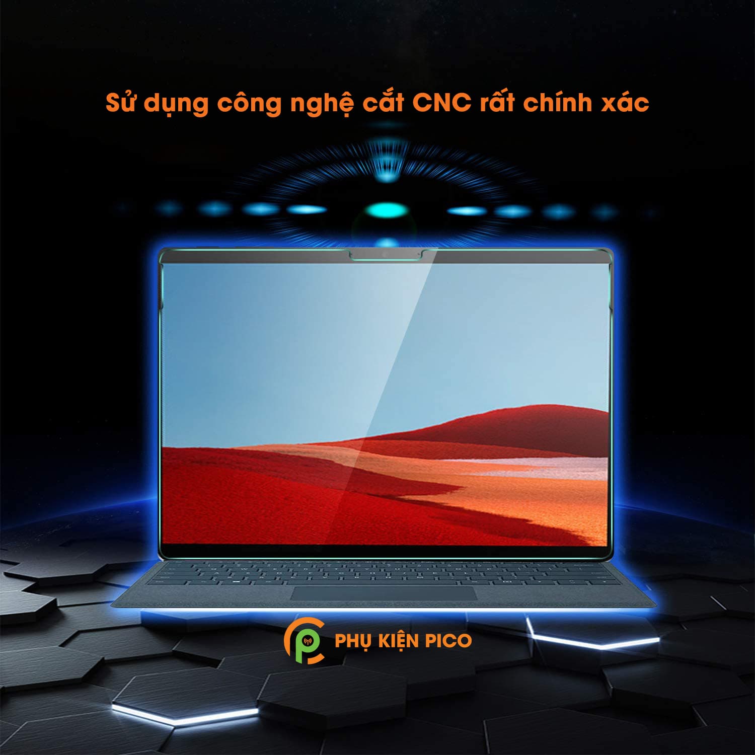 Cường lực Surface Go chính hãng Gor trong suốt full màn hình máy tính bảng - 9