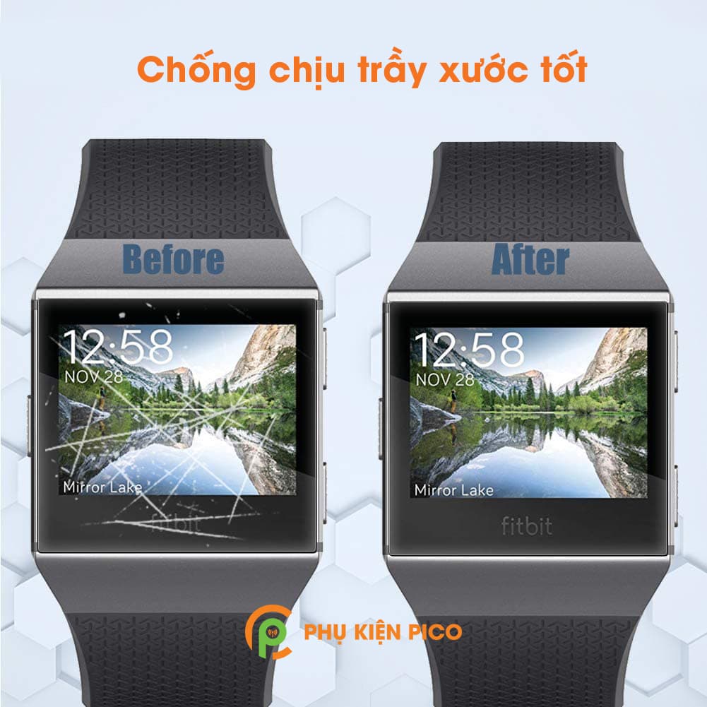 Dán màn hình đồng hồ Fitbit Ionic PPF cao cấp dẻo trong suốt - 4