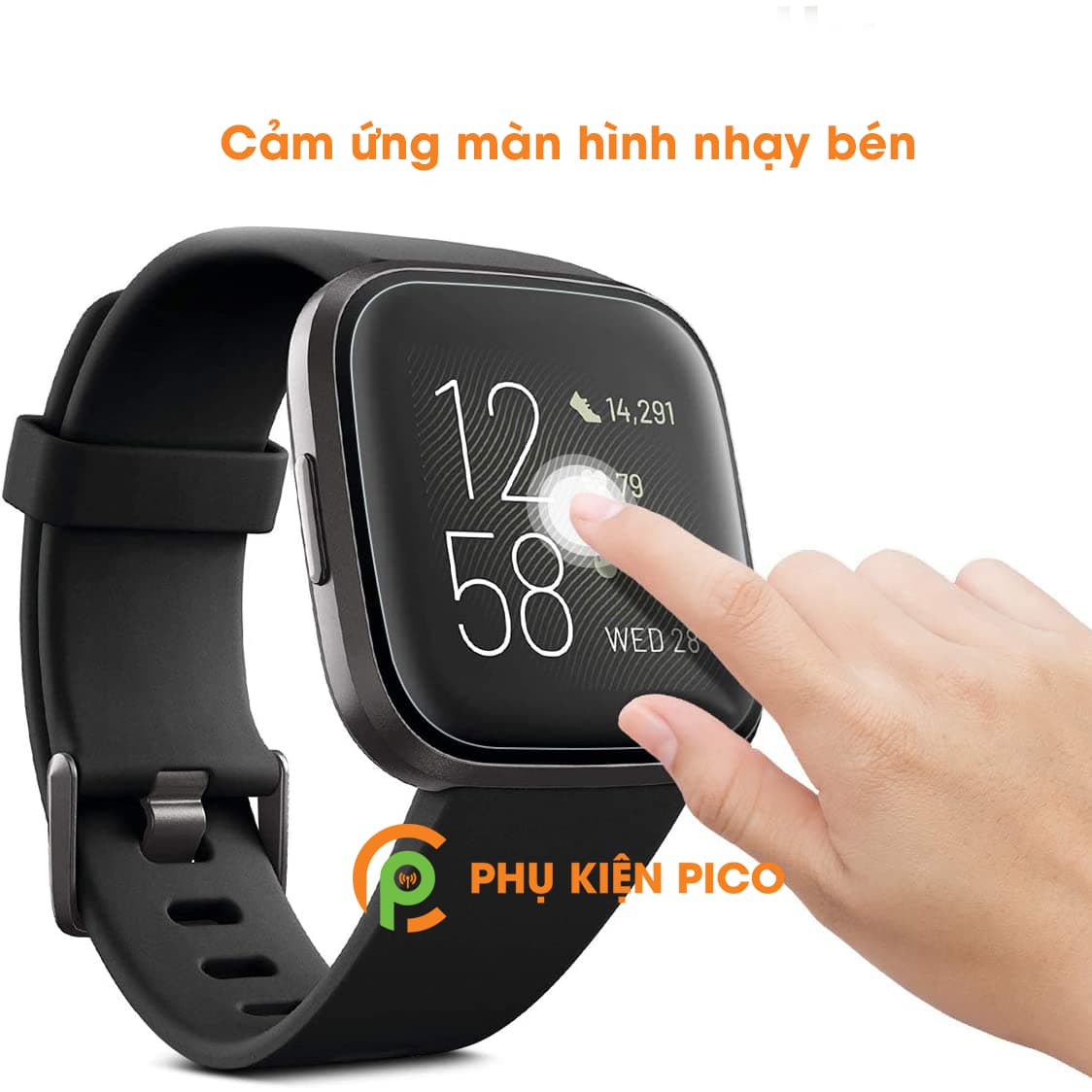 Dán màn hình đồng hồ Fitbit Versa 2 PPF cao cấp dẻo trong suốt - 2