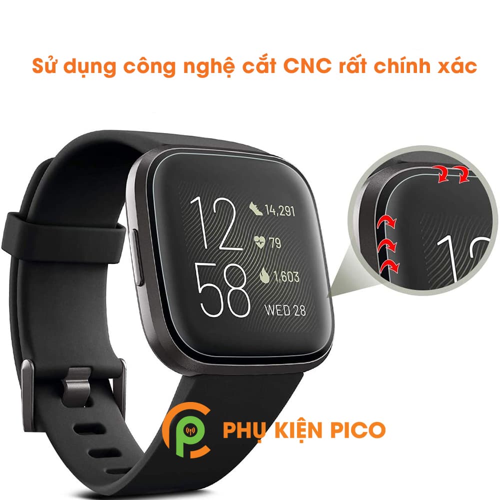 Dán màn hình đồng hồ Fitbit Versa 2 PPF cao cấp dẻo trong suốt - 4