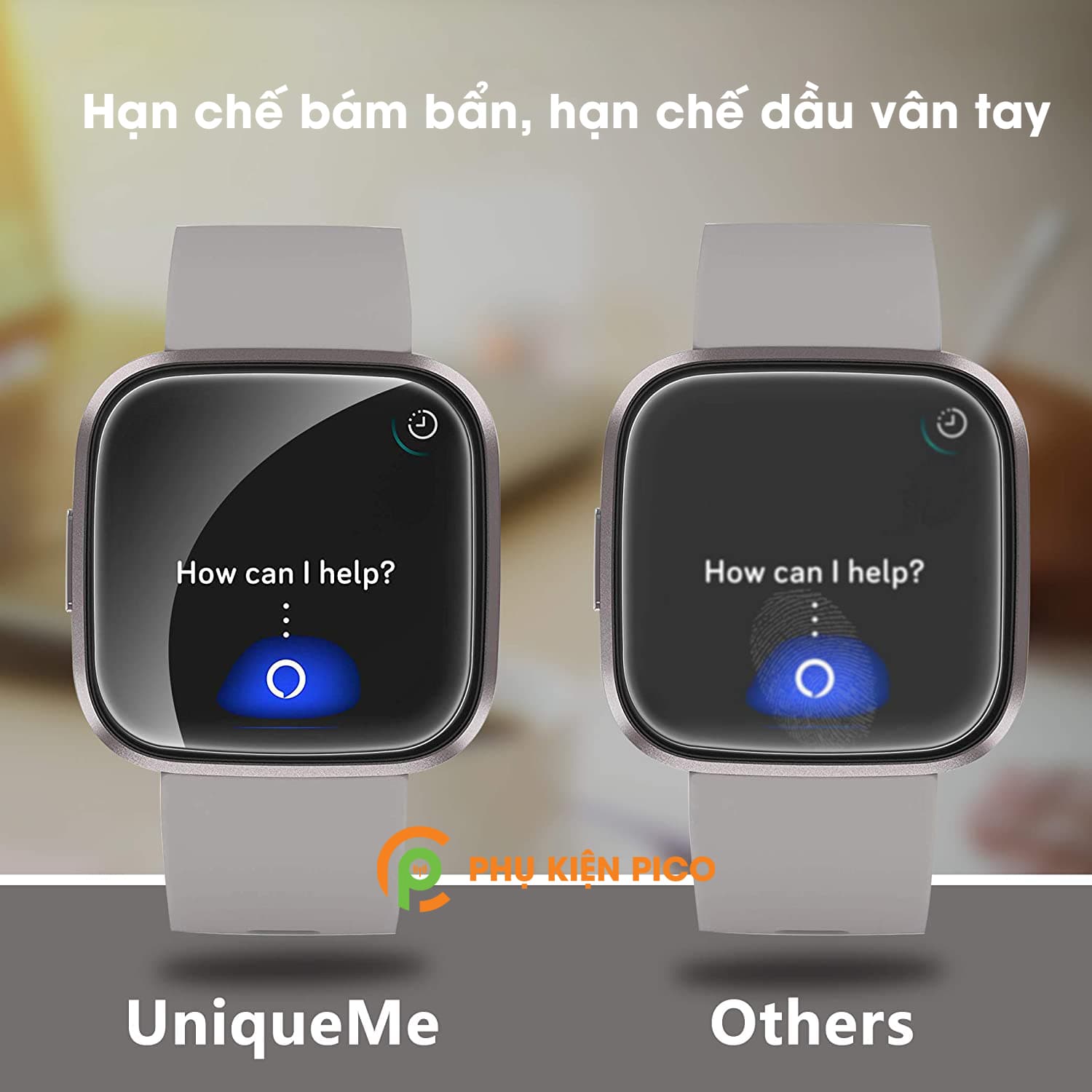 Dán màn hình đồng hồ Fitbit Versa PPF cao cấp dẻo trong suốt - 4