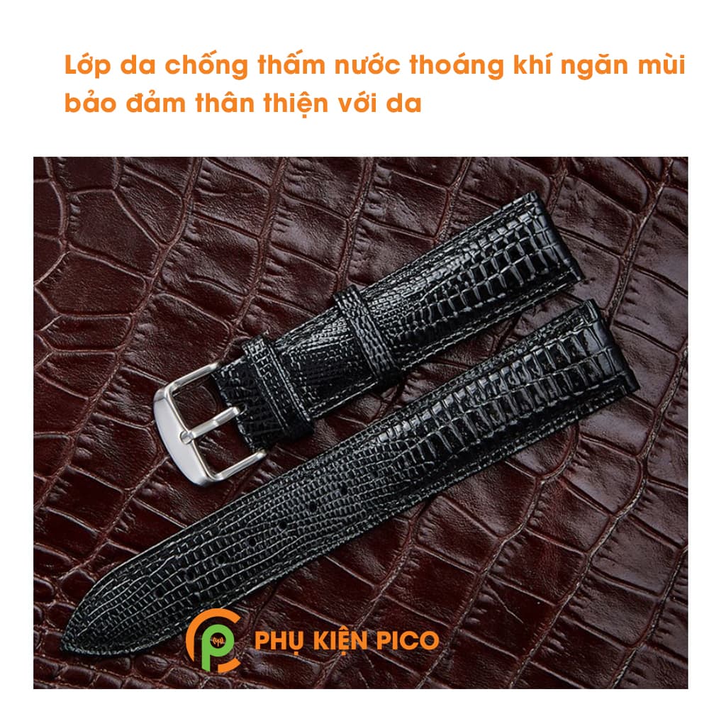 Dây da đồng hồ Huawei Watch GT 2 bản 22mm - 5