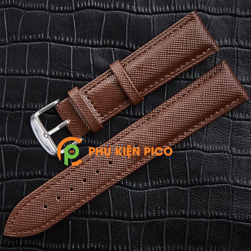 Dây da đồng hồ Huawei Watch GT 2 vân kỳ đà bản 22mm - 11