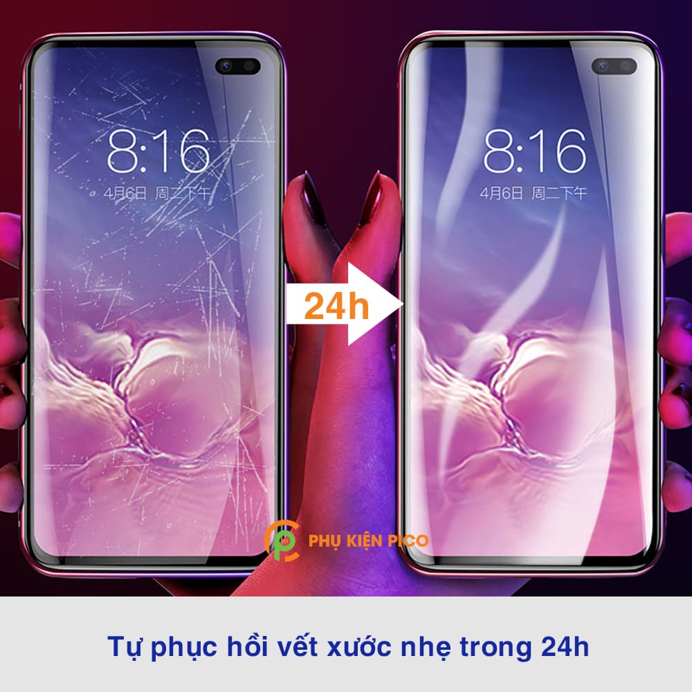 Dán màn hình Samsung S10 Plus full màn trong suốt chính hãng Moxiao Xing - 3