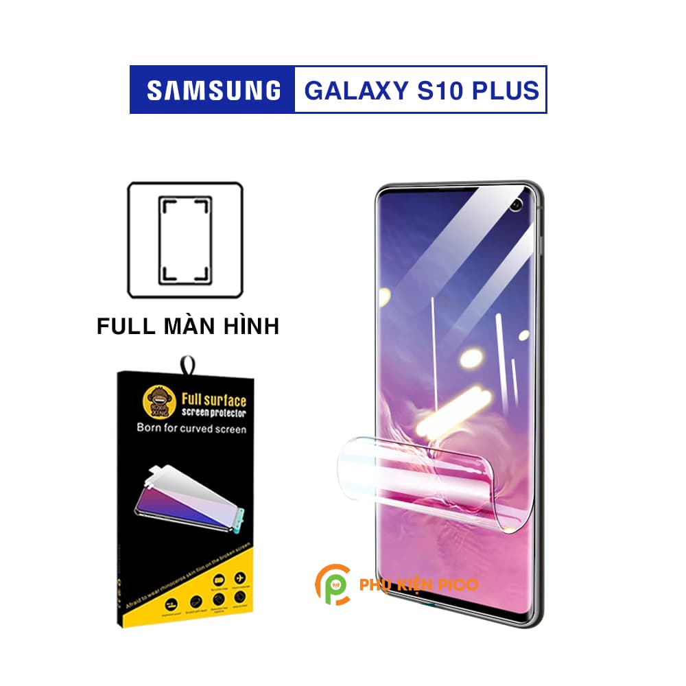 Dán màn hình Samsung S10 Plus full màn trong suốt chính hãng Moxiao Xing