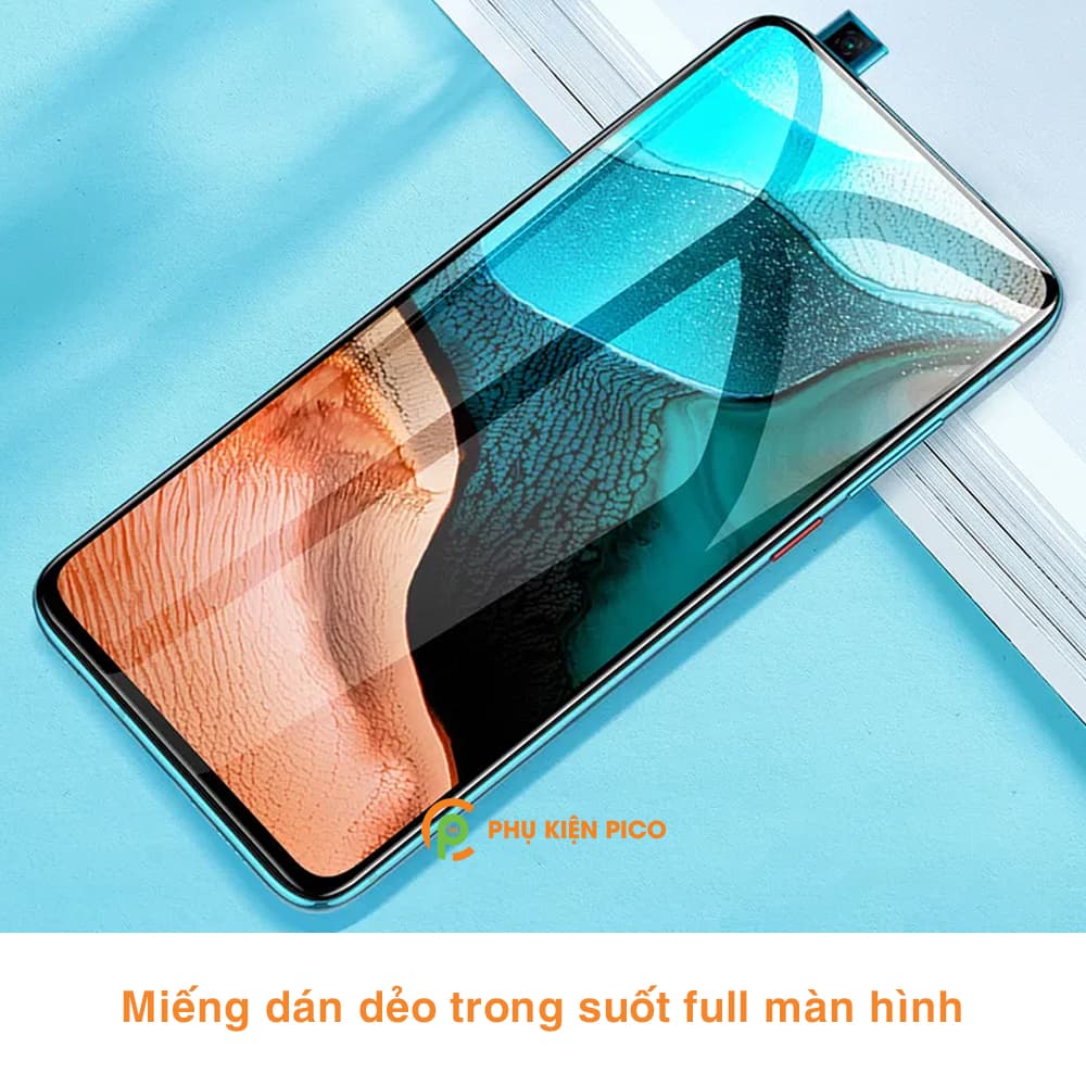 Dán màn hình Redmi K30 Pro full màn dẻo trong suốt PPF tự phục hồi vết xước - 7