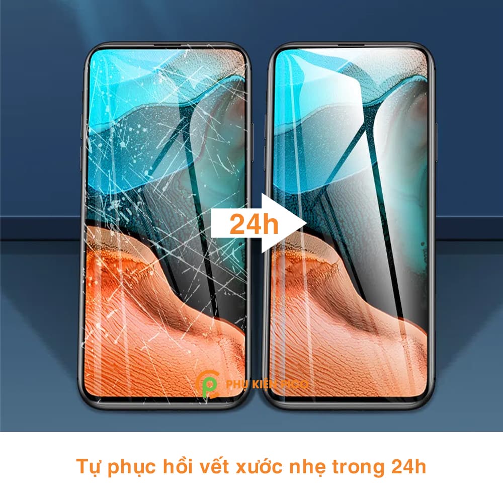 Dán màn hình Redmi K30 Pro full màn dẻo trong suốt PPF tự phục hồi vết xước - 3