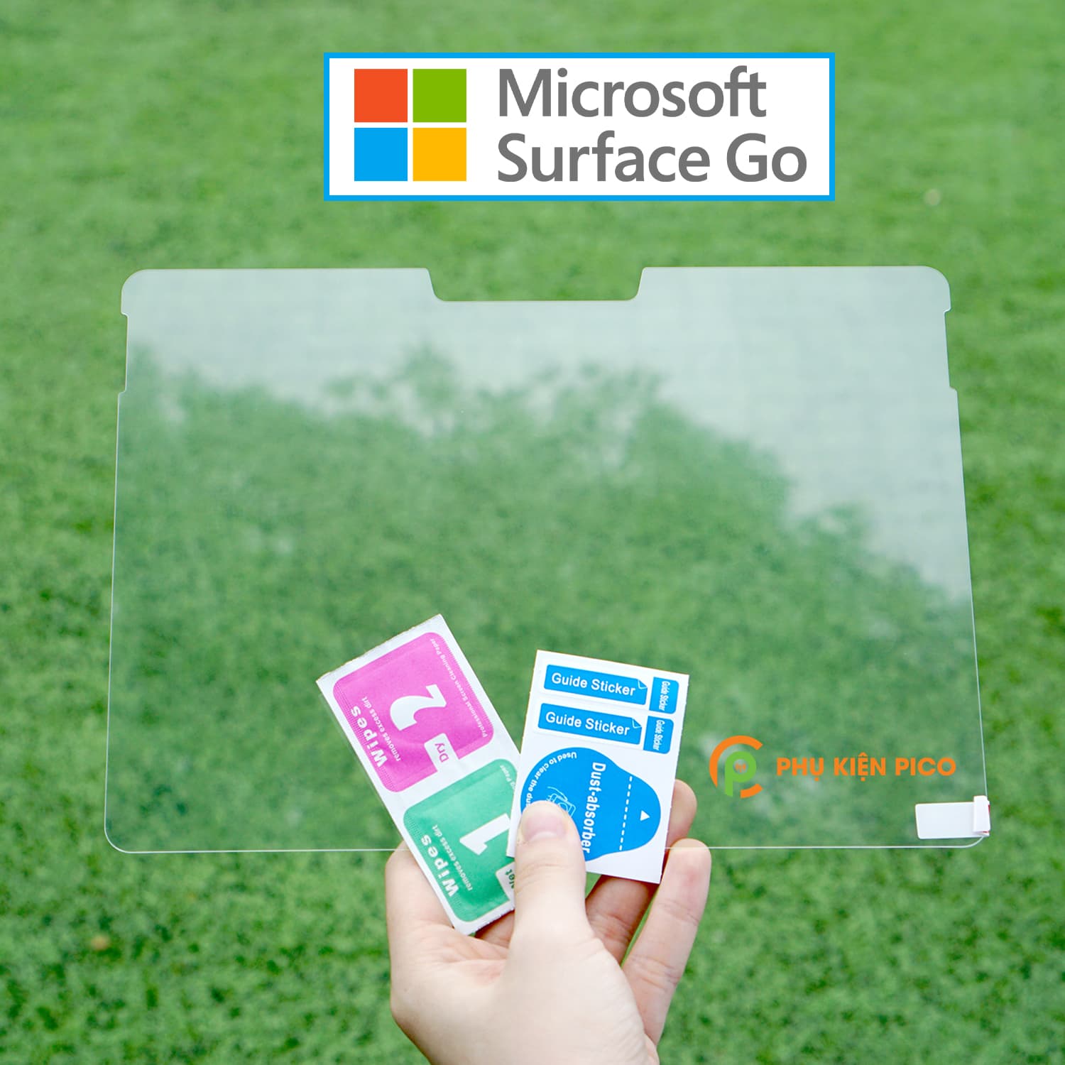 Cường lực Surface Go - Kính cường lực Microsoft Surface Go trong suốt độ cứng 9H full màn hình - 2