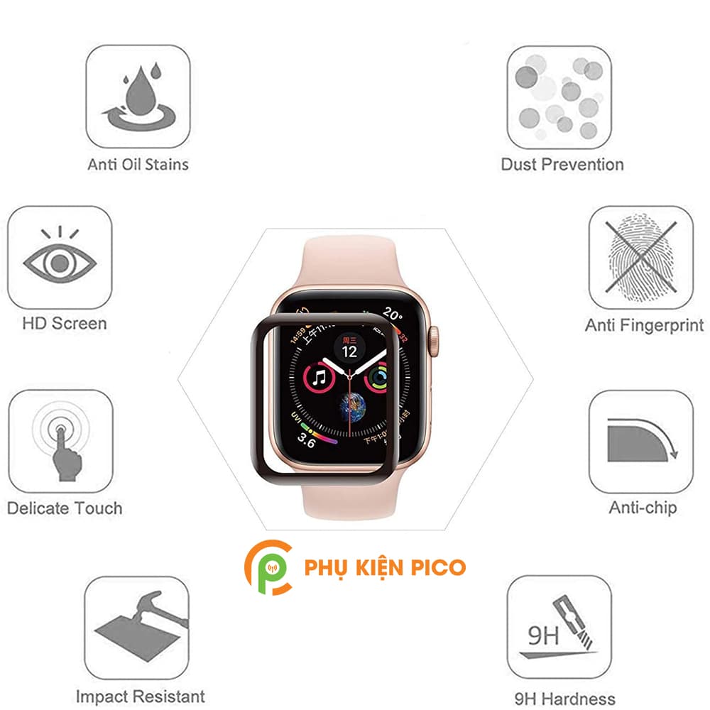 Cường lực Apple Watch Series 1/2/3/4/5 38mm 42mm 40mm 44mm - 3