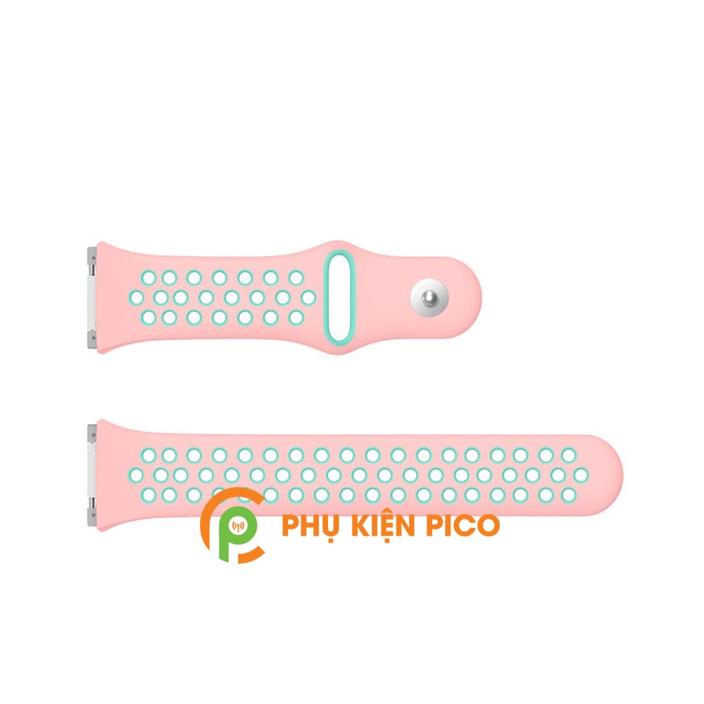 Dây đồng hồ Fitbit Ionic silicon hai màu có lỗ thoáng khí - 7