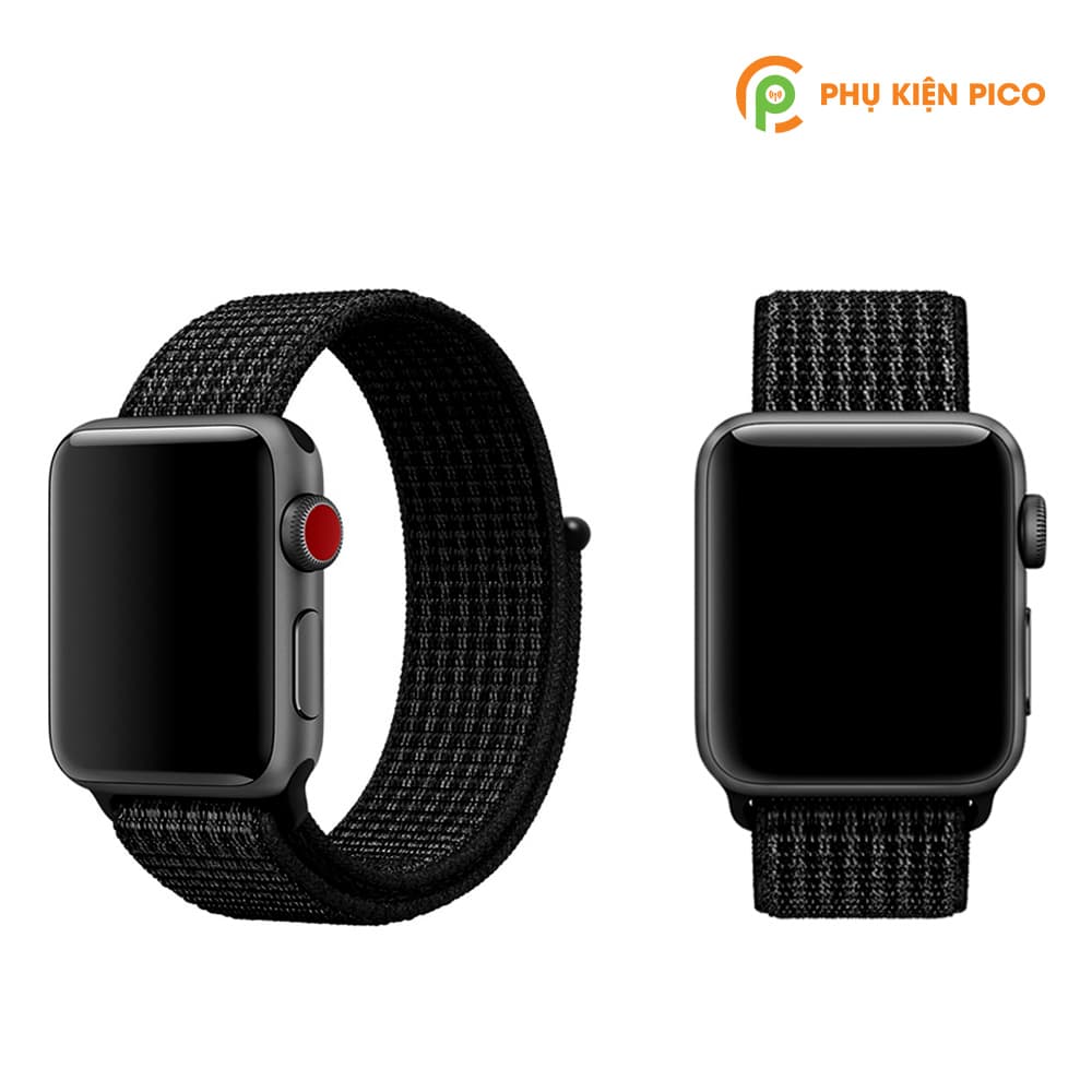 Dây Nylon Apple Watch 1/2/3/4/5 size 38/40/42/44mm Nylon Sport Loop siêu bền - 6