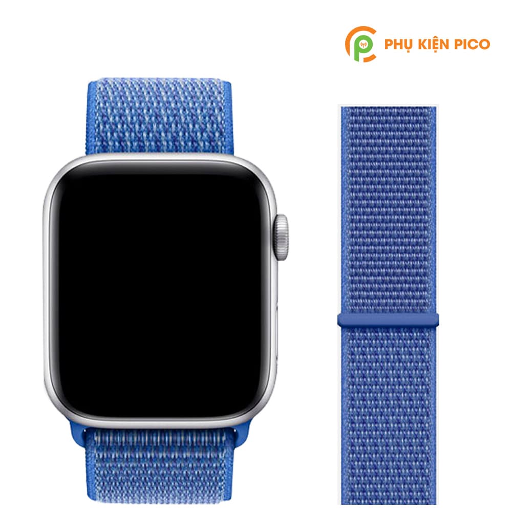 Dây Nylon Apple Watch 1/2/3/4/5 size 38/40/42/44mm Nylon Sport Loop siêu bền - 2