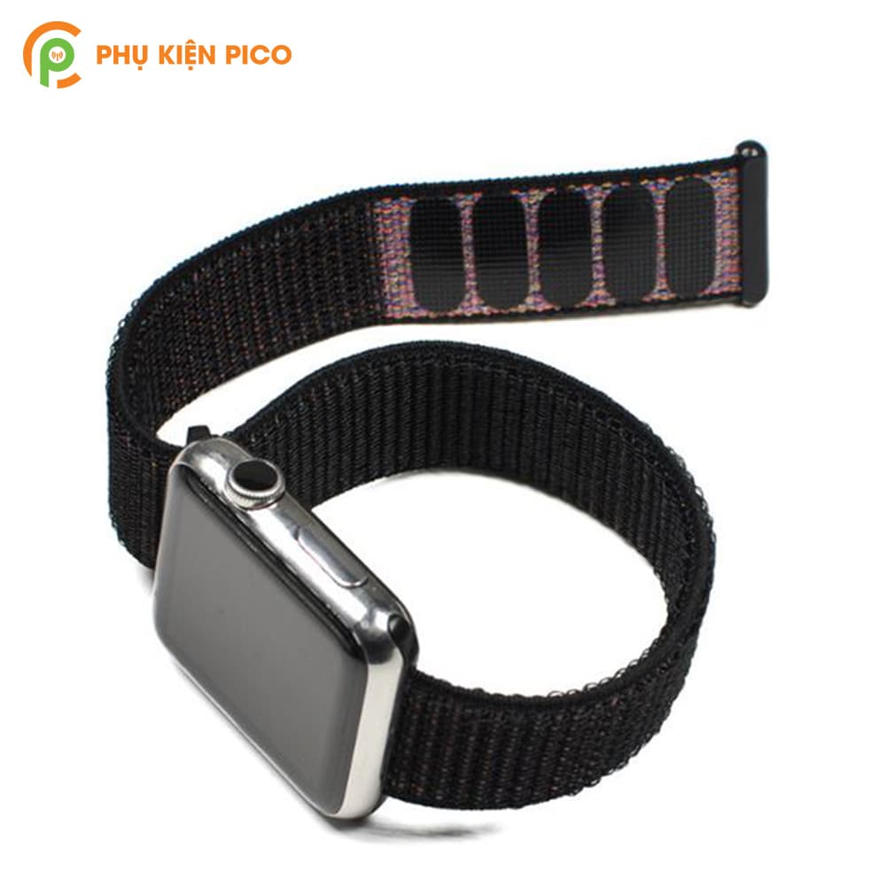 Dây Nylon Apple Watch 1/2/3/4/5 size 38/40/42/44mm Nylon Sport Loop siêu bền - 7