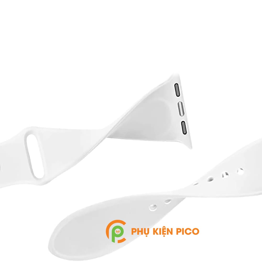 Dây silicon đồng hồ Apple Watch 1/2/3/4/5 size 38/40/42/44mm - 2