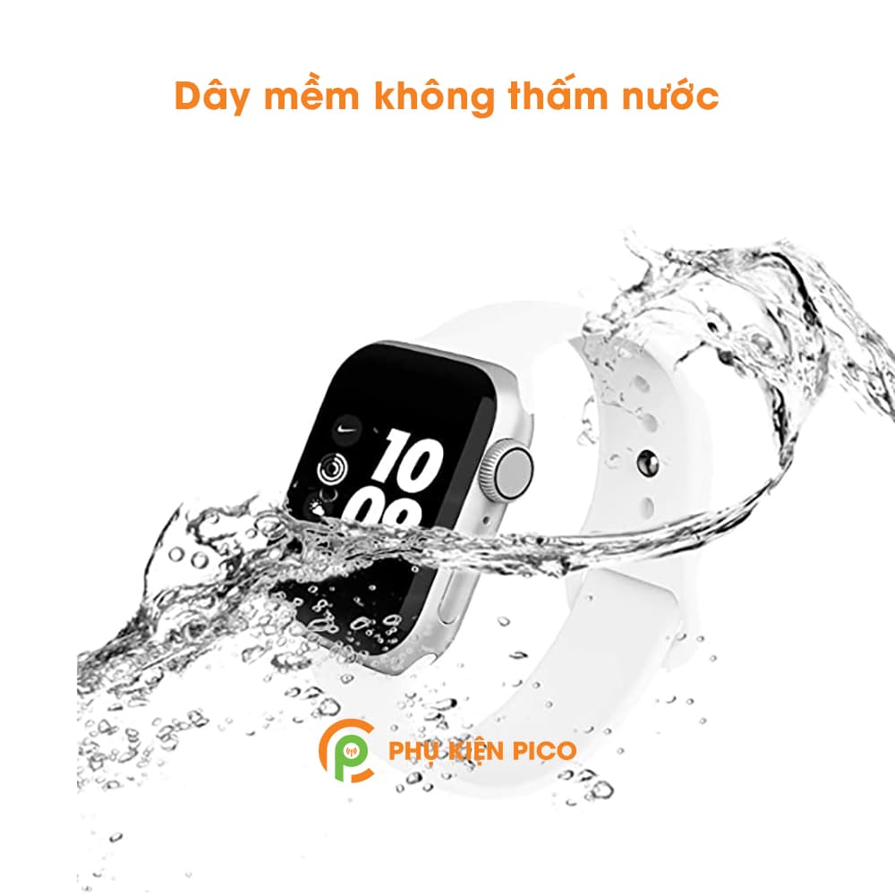 Dây silicon đồng hồ Apple Watch 1/2/3/4/5 size 38/40/42/44mm - 4
