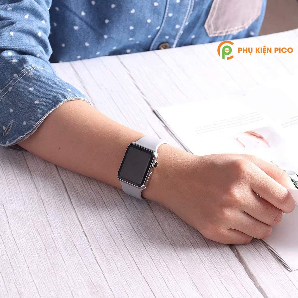 Dây silicon đồng hồ Apple Watch 1/2/3/4/5 size 38/40/42/44mm - 8