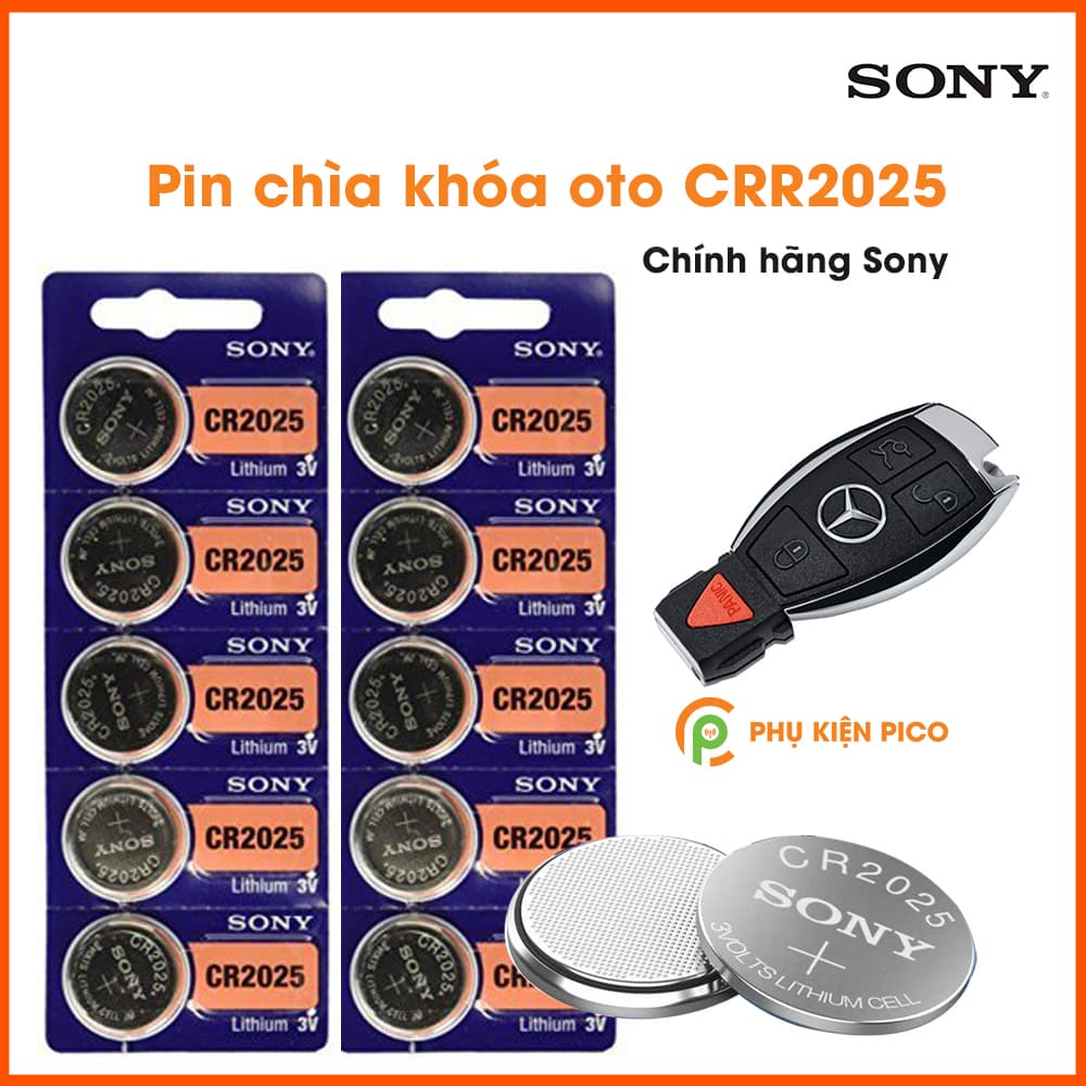 Pin Sony dùng cho pin đồng hồ, pin chìa khóa ô tô, pin chìa khóa xe máy chính hãng Sony Nhật Bản 1 viên 1.55V 3V - 6