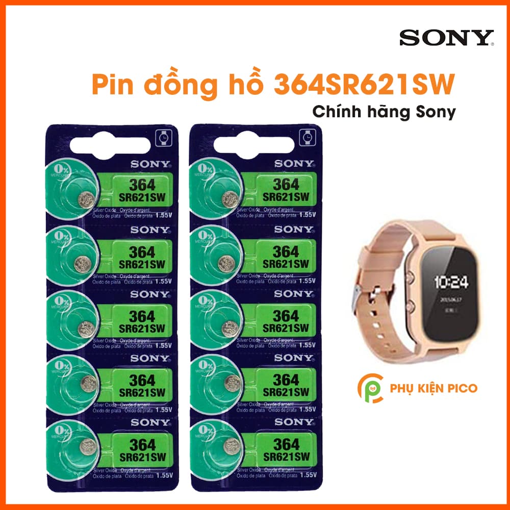 Pin Sony dùng cho pin đồng hồ, pin chìa khóa ô tô, pin chìa khóa xe máy chính hãng Sony Nhật Bản 1 viên 1.55V 3V - 10