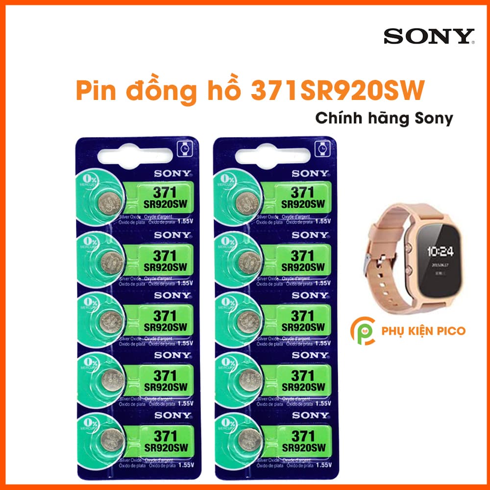 Pin Sony dùng cho pin đồng hồ, pin chìa khóa ô tô, pin chìa khóa xe máy chính hãng Sony Nhật Bản 1 viên 1.55V 3V - 9