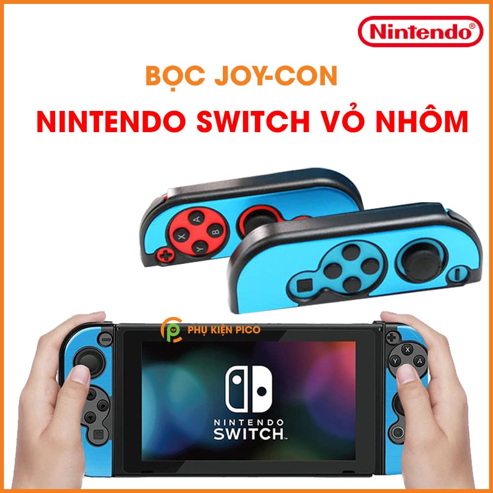 Vỏ bọc Joy-con Nintendo Switch vỏ nhôm chống sốc nhiều màu