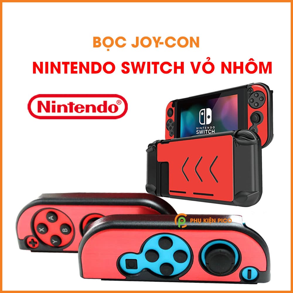 Vỏ bọc Joy-con Nintendo Switch vỏ nhôm chống sốc nhiều màu - 4