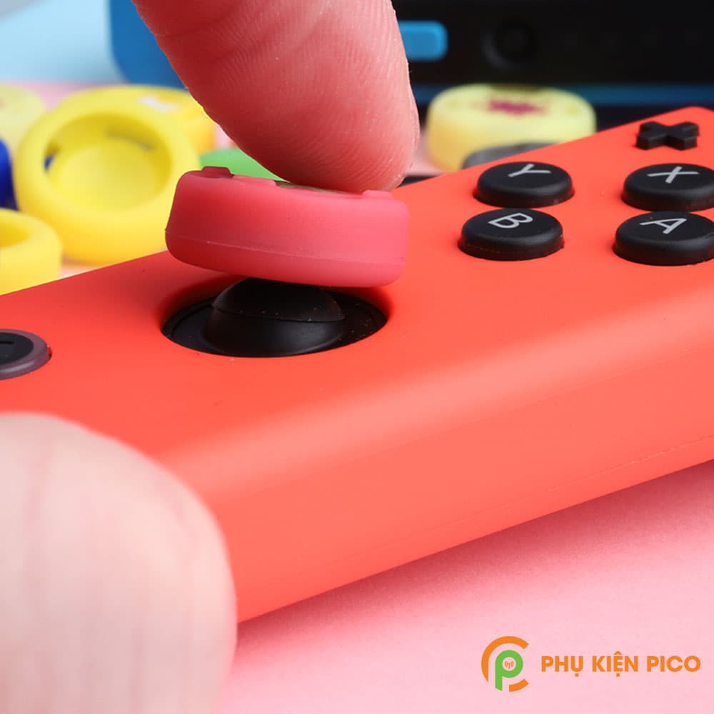 Bọc Analog Joy-con giành cho Nintendo Switch chất liệu silicon siêu bền giúp bảo vệ chống trơn trượt - 1 chiếc - 11