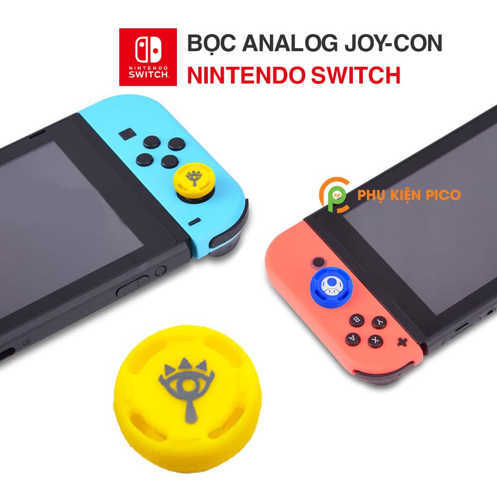 Bọc Analog Joy-con giành cho Nintendo Switch chất liệu silicon siêu bền giúp bảo vệ chống trơn trượt - 1 chiếc - 9