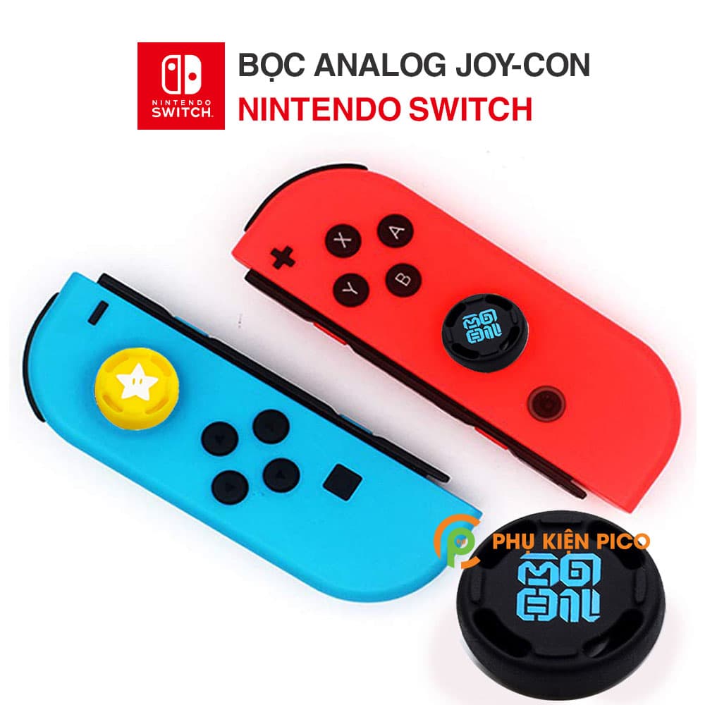 Bọc Analog Joy-con giành cho Nintendo Switch chất liệu silicon siêu bền giúp bảo vệ chống trơn trượt - 1 chiếc - 7