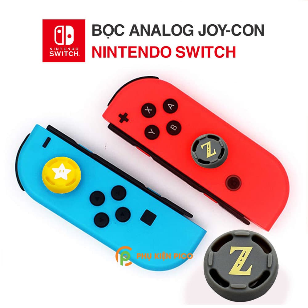 Bọc Analog Joy-con giành cho Nintendo Switch chất liệu silicon siêu bền giúp bảo vệ chống trơn trượt - 1 chiếc - 2