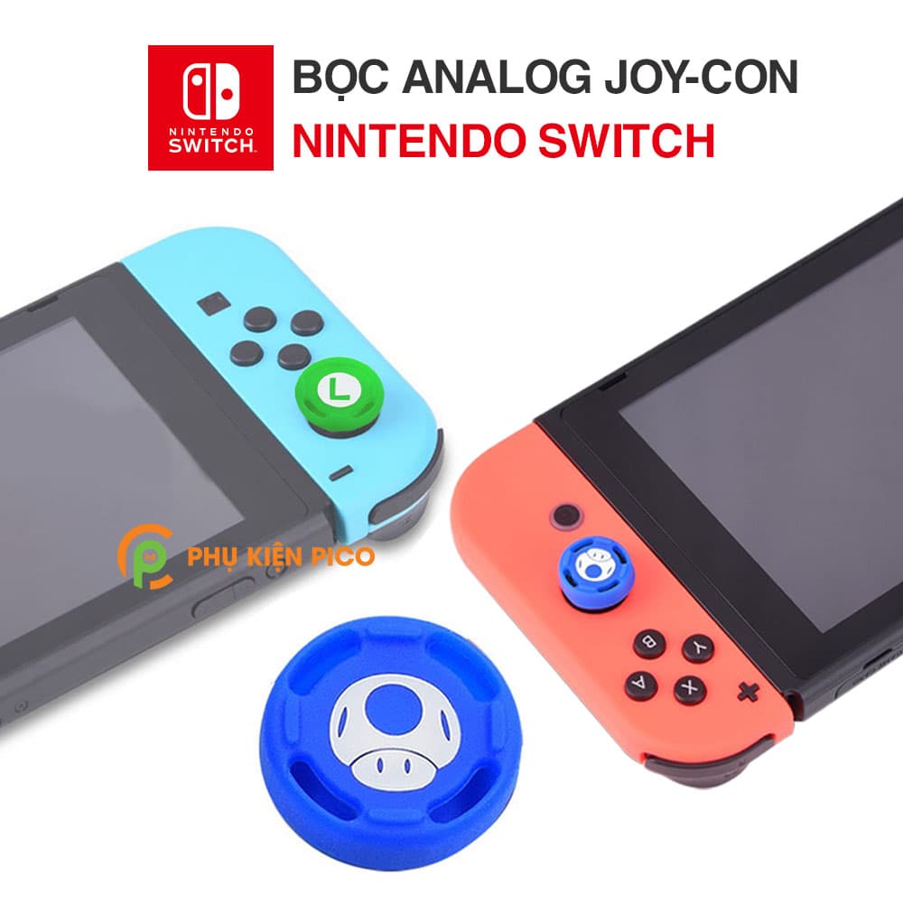 Bọc Analog Joy-con giành cho Nintendo Switch chất liệu silicon siêu bền giúp bảo vệ chống trơn trượt - 1 chiếc - 3