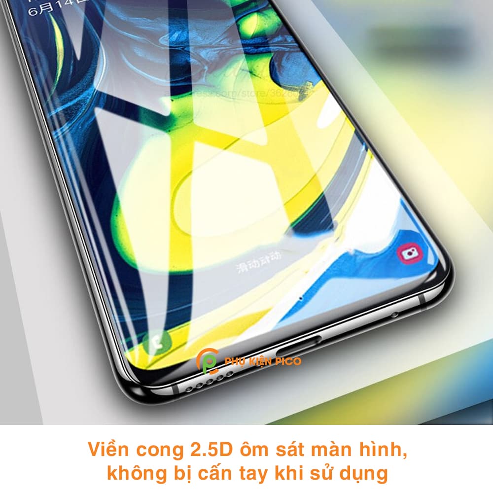 Kính cường lực Samsung A80 full màn hình chính hãng Gor dùng chung với mọi loại ốp lưng - 4