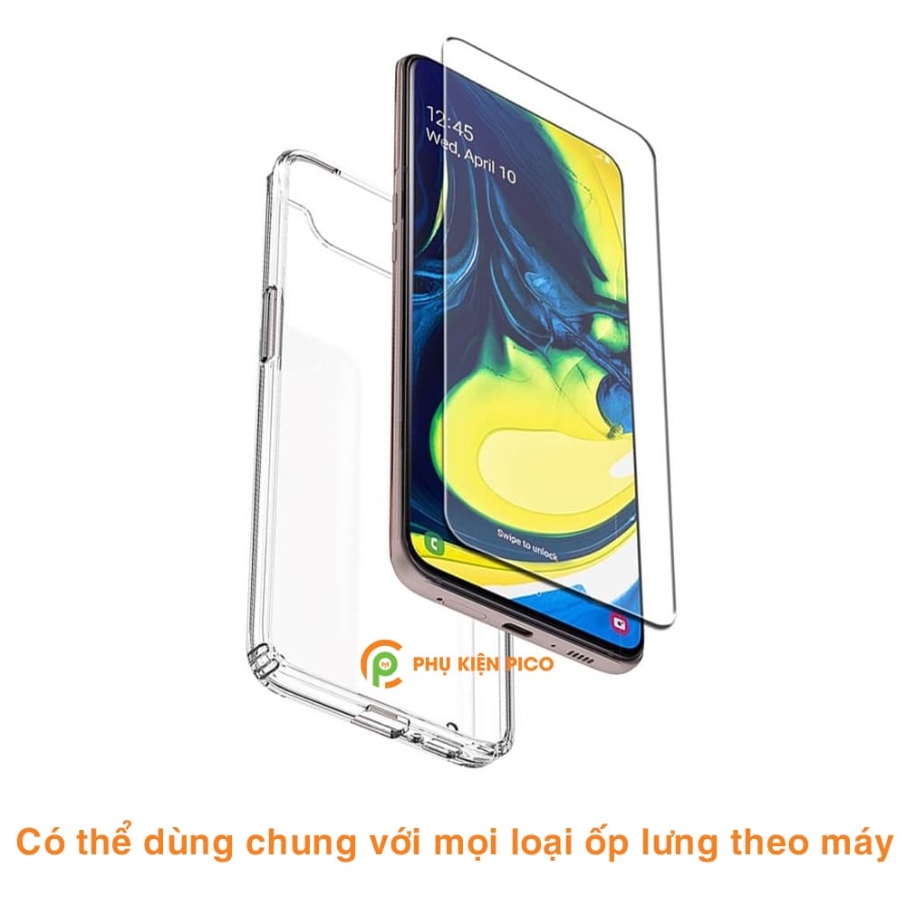 Kính cường lực Samsung A80 full màn hình chính hãng Gor dùng chung với mọi loại ốp lưng - 6