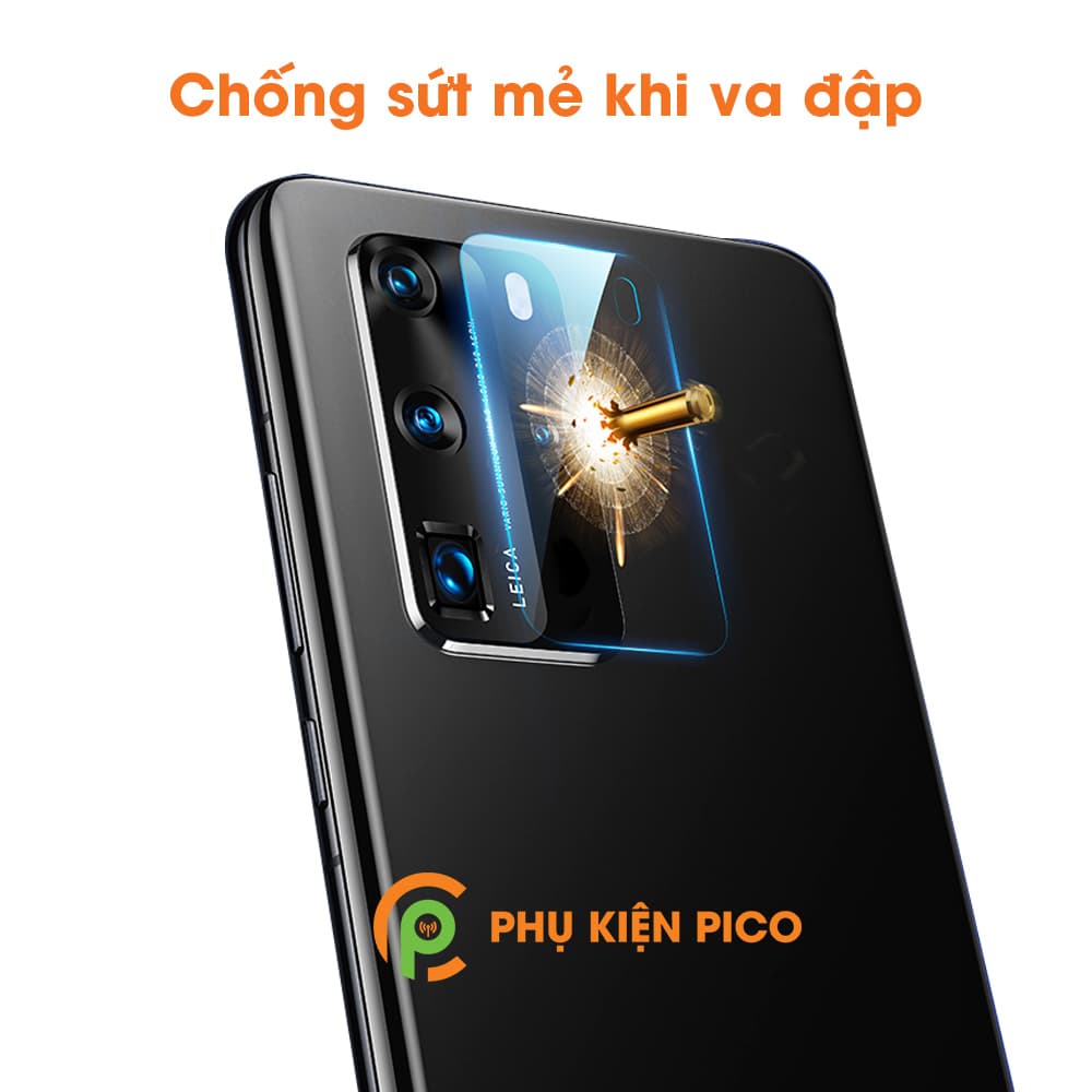 Dán camera Huawei P40 Pro cường lực camera trong suốt độ cứng 7H - 3