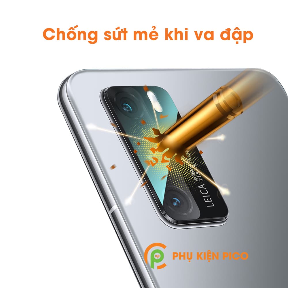 Dán camera Huawei P40 cường lực camera trong suốt độ cứng 7H - 5