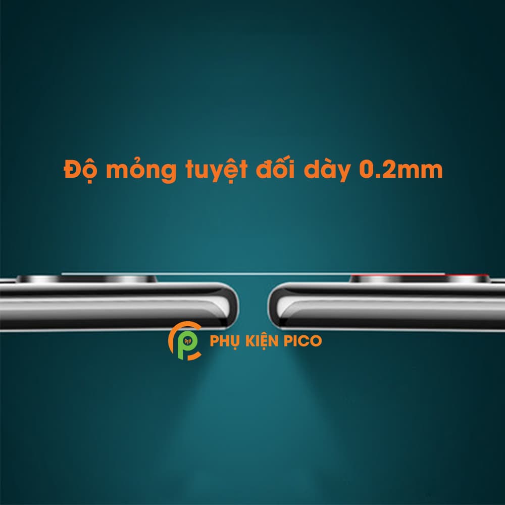 Dán camera Huawei P40 cường lực camera trong suốt độ cứng 7H - 3