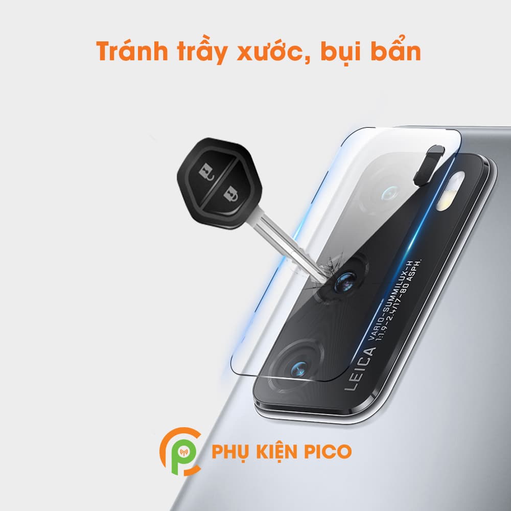 Dán camera Huawei P40 cường lực camera trong suốt độ cứng 7H - 2