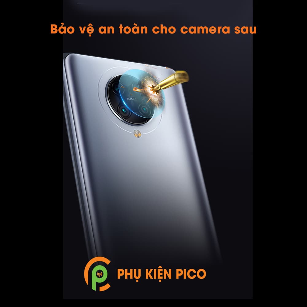 Dán camera Xiaomi Poco F2 Pro cường lực camera trong suốt độ cứng 7H - 5