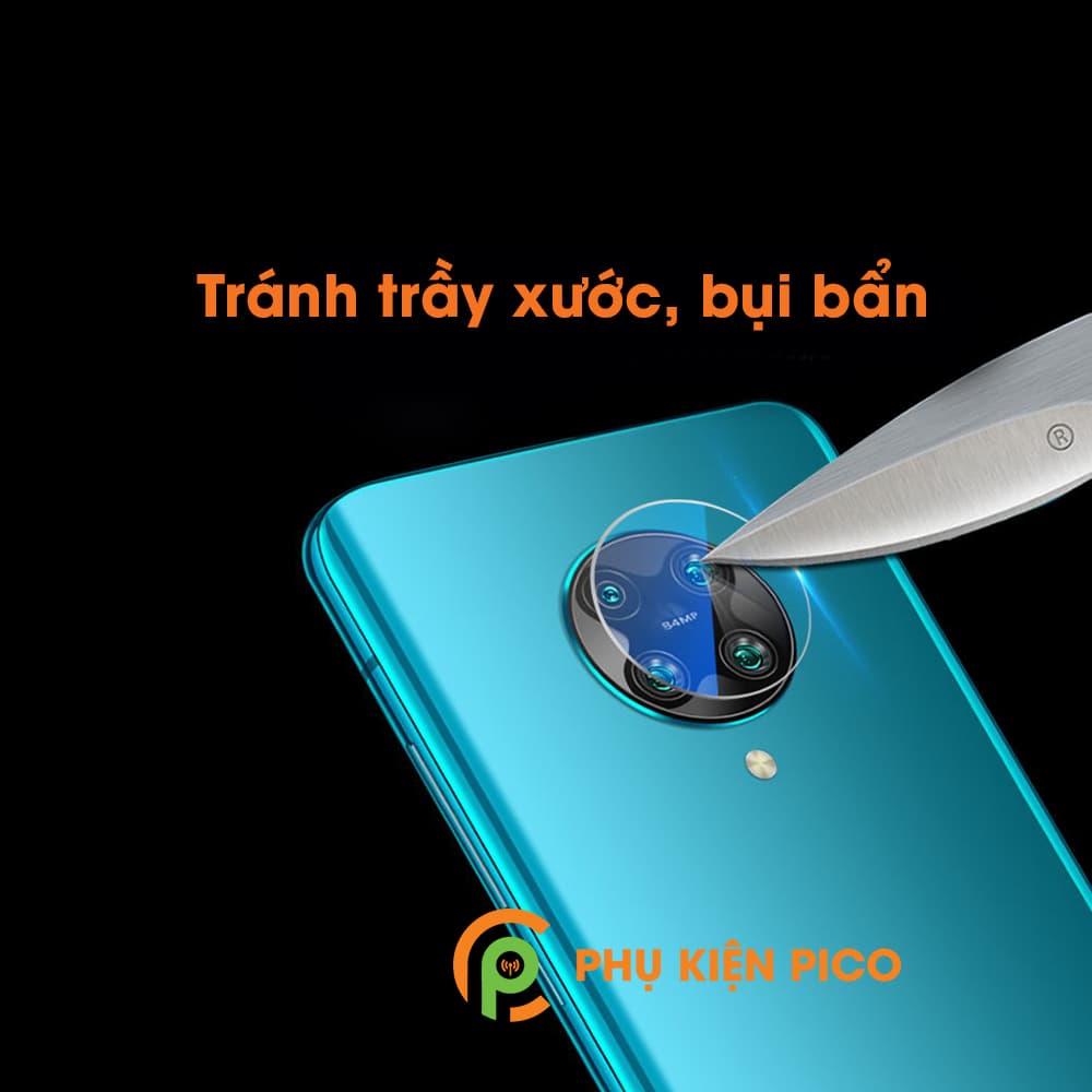Dán camera Xiaomi Poco F2 Pro cường lực camera trong suốt độ cứng 7H - 4