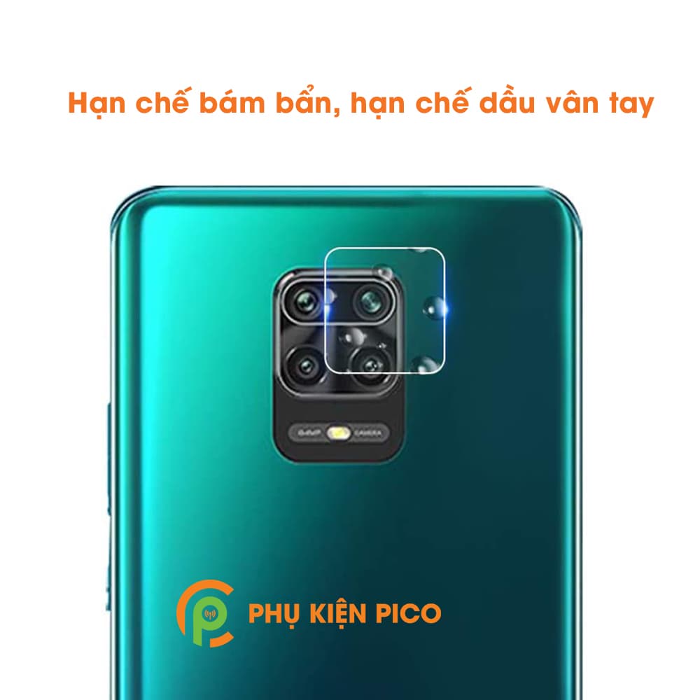 Dán camera Xiaomi Redmi Note 9 Pro cường lực camera trong suốt - 5