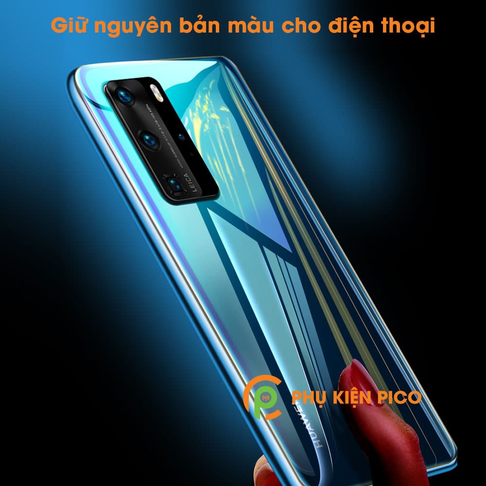 Dán màn hình Huawei P40 Pro và Dán lưng Huawei P40 Pro PPF cao cấp dẻo trong suốt - combo2 - 3