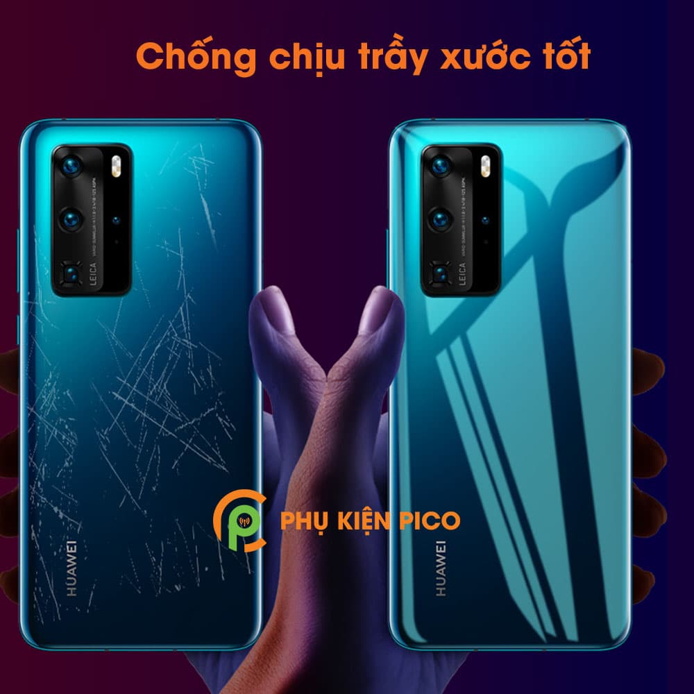 Dán lưng Huawei P40 Pro PPF cao cấp dẻo trong suốt - 5